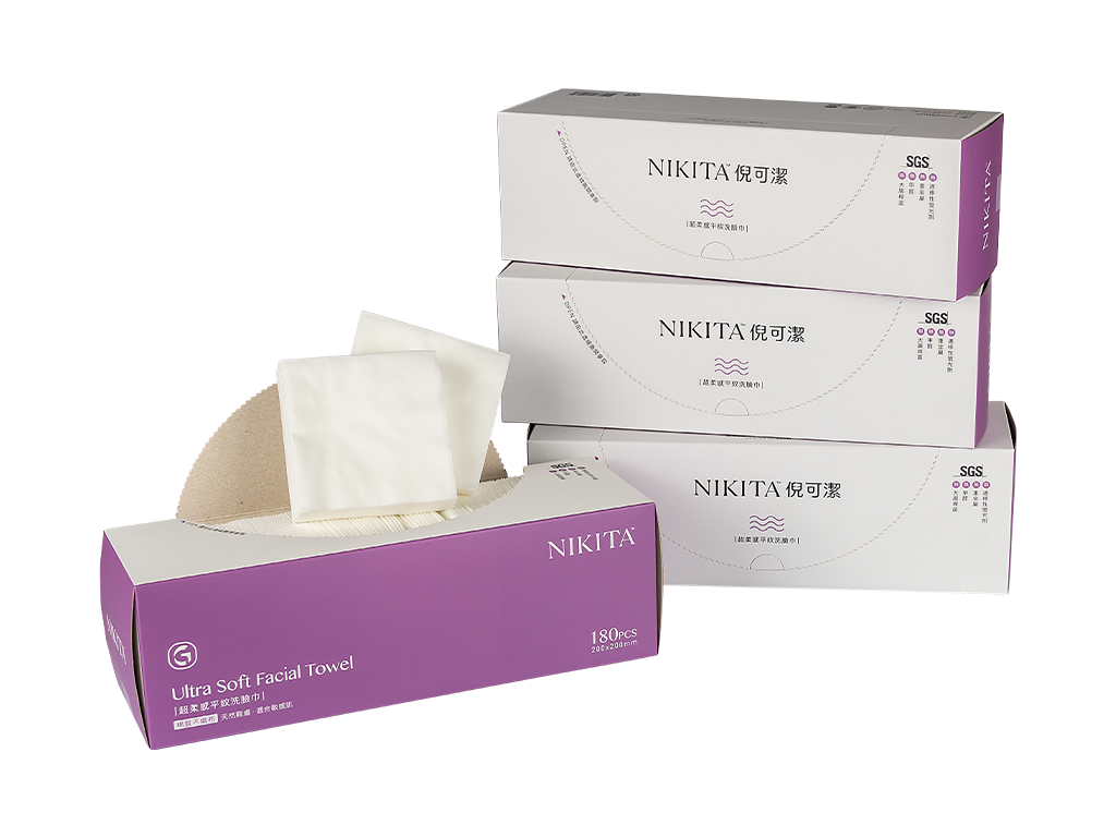 Disposable Face Towel - Plain