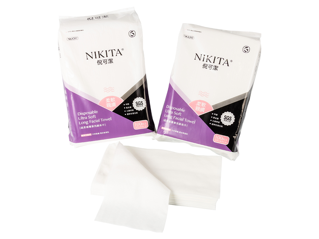 Disposable Long Face Towel - Soft